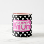 SUPERMUM MIT DER LIEBE-TASSE ZWEIFARBIGE TASSE (Mittel)
