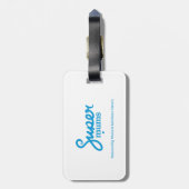 Supermums-Gepäck Gepäckanhänger (Rückseite vertikal)