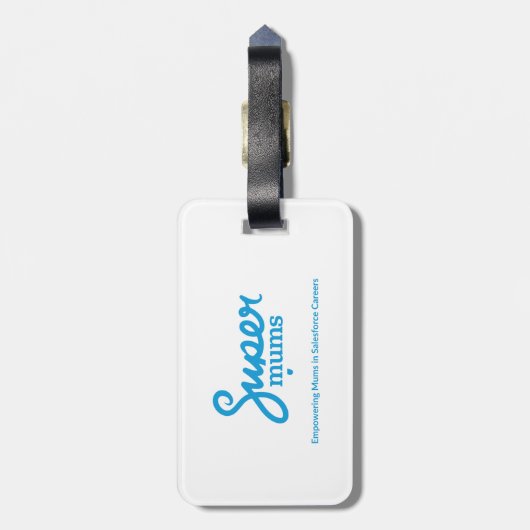 Supermums-Gepäck Gepäckanhänger (Rückseite vertikal)