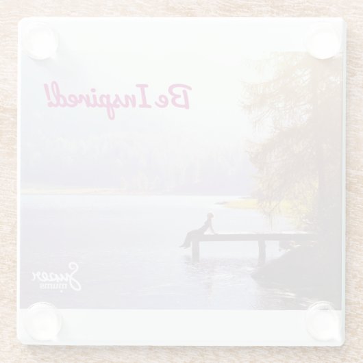 Supermums Glass Untersetzer (Rückseite)