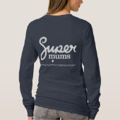 Supermums Long Sleeved T - Shirt - Marine (Rückseite)