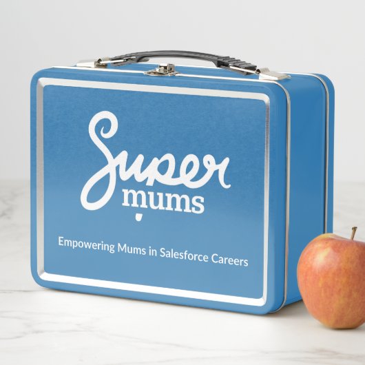 Supermums Metal Lunchbox Blue (Beispiel)