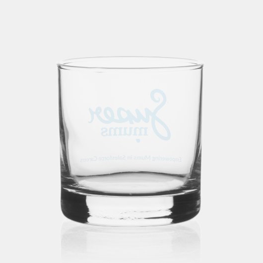 Supermums Rockglas Whiskyglas (Rückseite)