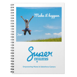 Supermums Spiral Foto Notebook Notizblock