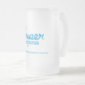 Supermums-Tasse Mattglas Bierglas (VorderseiteRechts)