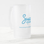 Supermums-Tasse Mattglas Bierglas (Vorderseite Links)