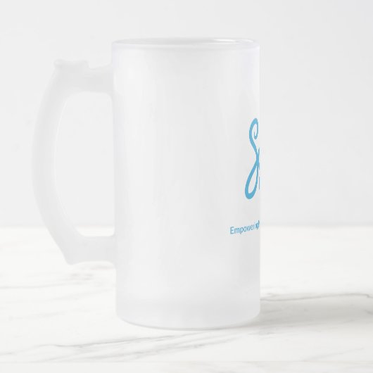 Supermums-Tasse Mattglas Bierglas (Links)