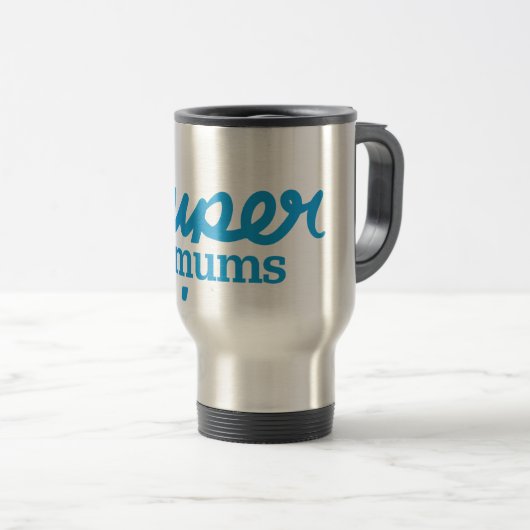 Supermums-Tasse Reisebecher (VorderseiteRechts)