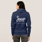 Supermums Zipped Hoodie - Marine (Schwarz voll)