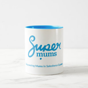 Supermums Zwei-Tonen-Tasse Zweifarbige Tasse