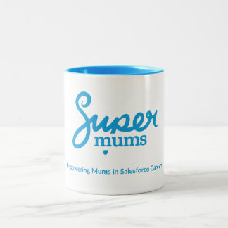 Supermums Zwei-Tonen-Tasse Zweifarbige Tasse