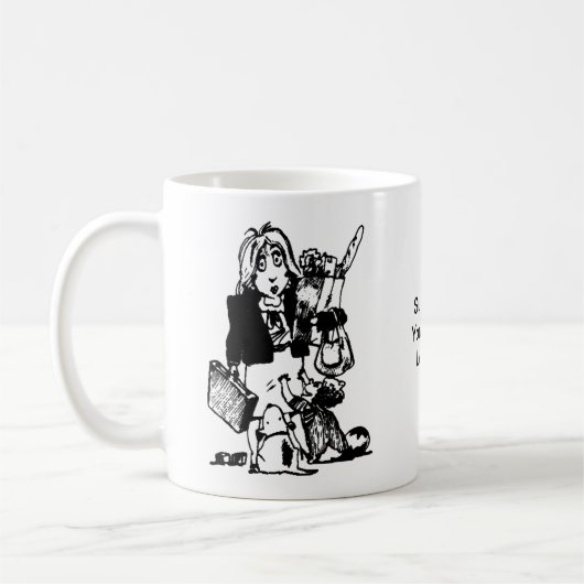 Supermutter Custom Message Mother Day Kaffeetasse (Links)