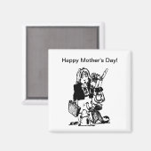 Supermutter: Eine Mama, die das alles macht Magnet (Vorderseite/Rückseite)