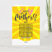 Supermutter - Funny & Interactive Mother Day Card Karte (Rückseite)