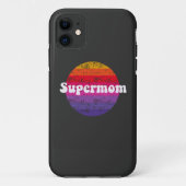 Supermutter für beste Mutter Case-Mate iPhone Hülle (Rückseite)