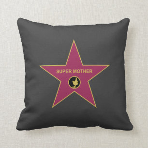 Supermutter - Hollywood-Mutter-Stern Kissen