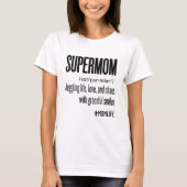 Supermutter Momlife Niedlich Mütter Tagesgeschenk T-Shirt (Vorderseite)