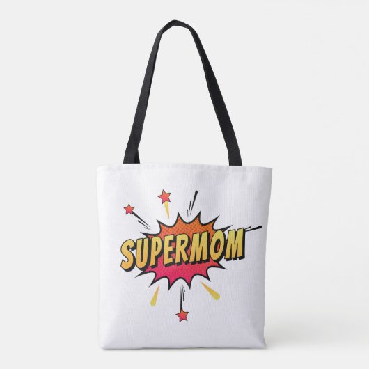 Supermutter Retro Comic Pop Art| Gesamtbeutel Tasche (Rückseite)