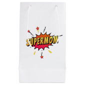 Supermutter Retro Comic Pop Art| Geschenktasche Kleine Geschenktüte (Vorderseite)
