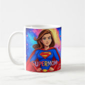 Supermuttergalaxie-Tasse - Fein Geschenk für Mama Kaffeetasse (Links)