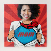 Supermuttername und Foto individuell anpassbar Puzzle (Vertikal)