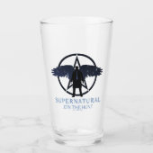 Supernatural Castiel Falling Stars Grafik Glas (Vorderseite)