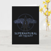Supernatural Castiel Falling Stars Grafik Karte (Gelbe Blume)