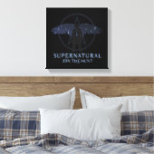 Supernatural Castiel Falling Stars Grafik Leinwanddruck (Insitu (Schlafzimmer))