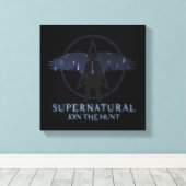 Supernatural Castiel Falling Stars Grafik Leinwanddruck (Insitu (Holzboden))
