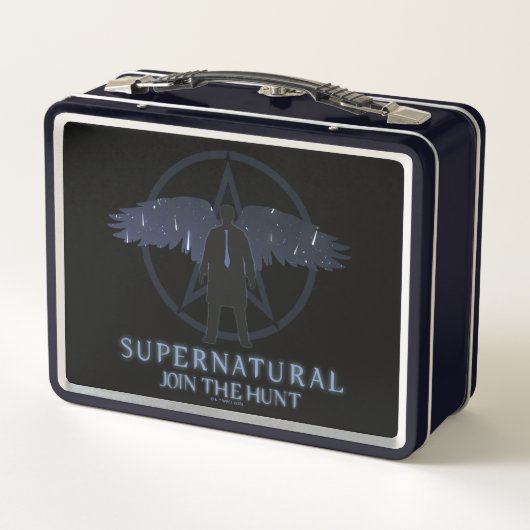 Supernatural Castiel Falling Stars Grafik Metall Brotdose (Rückseite)