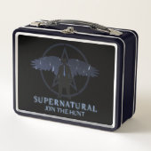 Supernatural Castiel Falling Stars Grafik Metall Brotdose (Vorderseite)