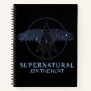 Supernatural Castiel Falling Stars Grafik Notizblock