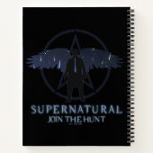 Supernatural Castiel Falling Stars Grafik Notizblock (Rückseite)