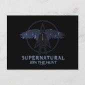 Supernatural Castiel Falling Stars Grafik Postkarte (Vorderseite)