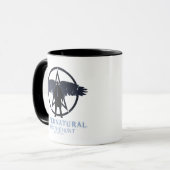 Supernatural Castiel Falling Stars Grafik Tasse (Vorderseite Links)