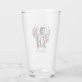 Supernatural Castiel Graffiti Graphic Glas (Rückseite)