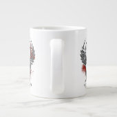 Supernatural Castiel Graffiti Graphic Jumbo-Tasse (Rückseite)
