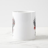 Supernatural Castiel Graffiti Graphic Jumbo-Tasse (Vorderseite)