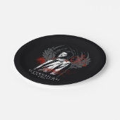 Supernatural Castiel Graffiti Graphic Pappteller (Schrägansicht)