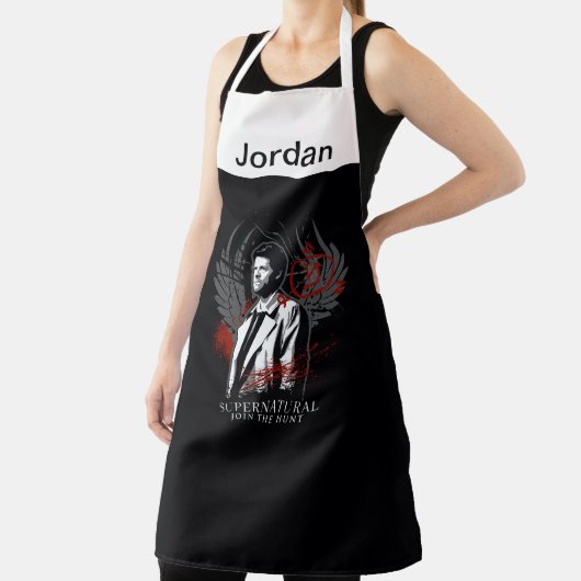 Supernatural Castiel Graffiti Graphic Schürze (InSitu)