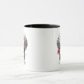 Supernatural Castiel Graffiti Graphic Tasse (Zentrum)
