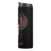Supernatural Castiel Graffiti Graphic Thermosbecher (Nach rechts gedreht)