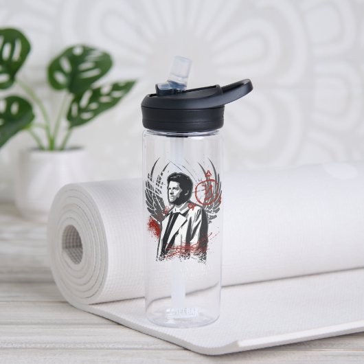 Supernatural Castiel Graffiti Graphic Trinkflasche (Yoga)