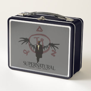 Supernatural Castiel Illustration Metall Brotdose
