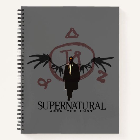 Supernatural Castiel Illustration Notizblock (Vorderseite)