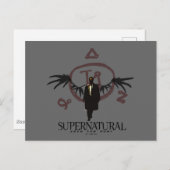 Supernatural Castiel Illustration Postkarte (Vorne/Hinten)