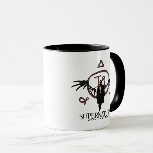 Supernatural Castiel Illustration Tasse (VorderseiteRechts)