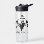 Supernatural Castiel Illustration Trinkflasche