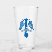 Supernatural Castiel Krawatte Zitat Grafisch Glas (Vorderseite)