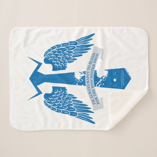 Supernatural Castiel Krawatte Zitat Grafisch Sherpadecke (Vorderseite (Horizontal))